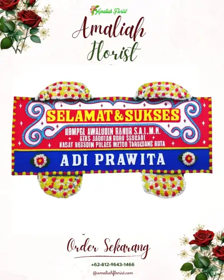 Papan Bunga Ucapan Selamat Joton